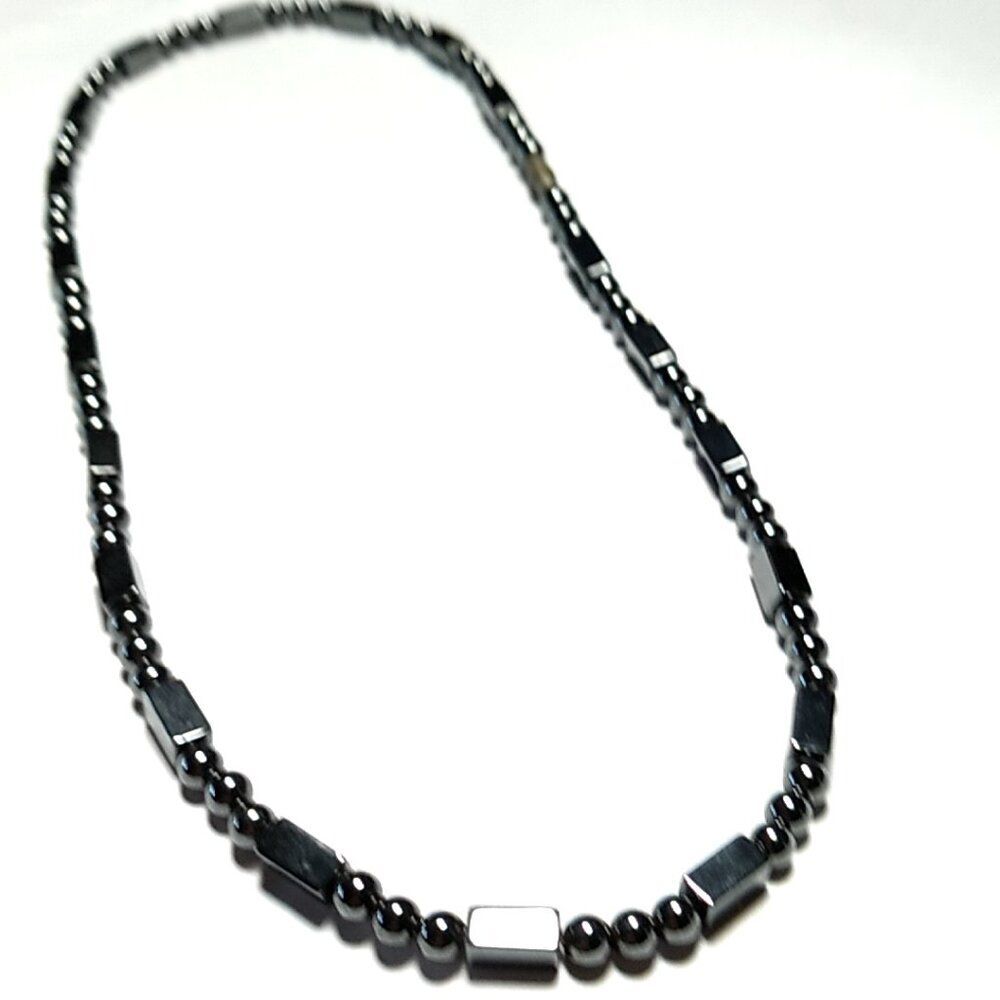 Unisex Hematite Necklace